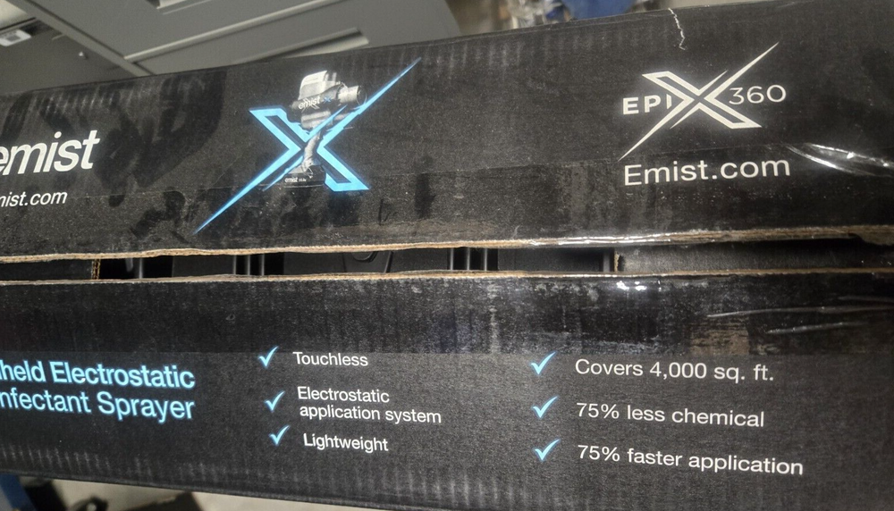 eMist Epix360 Electrostatic Sprayer & Case