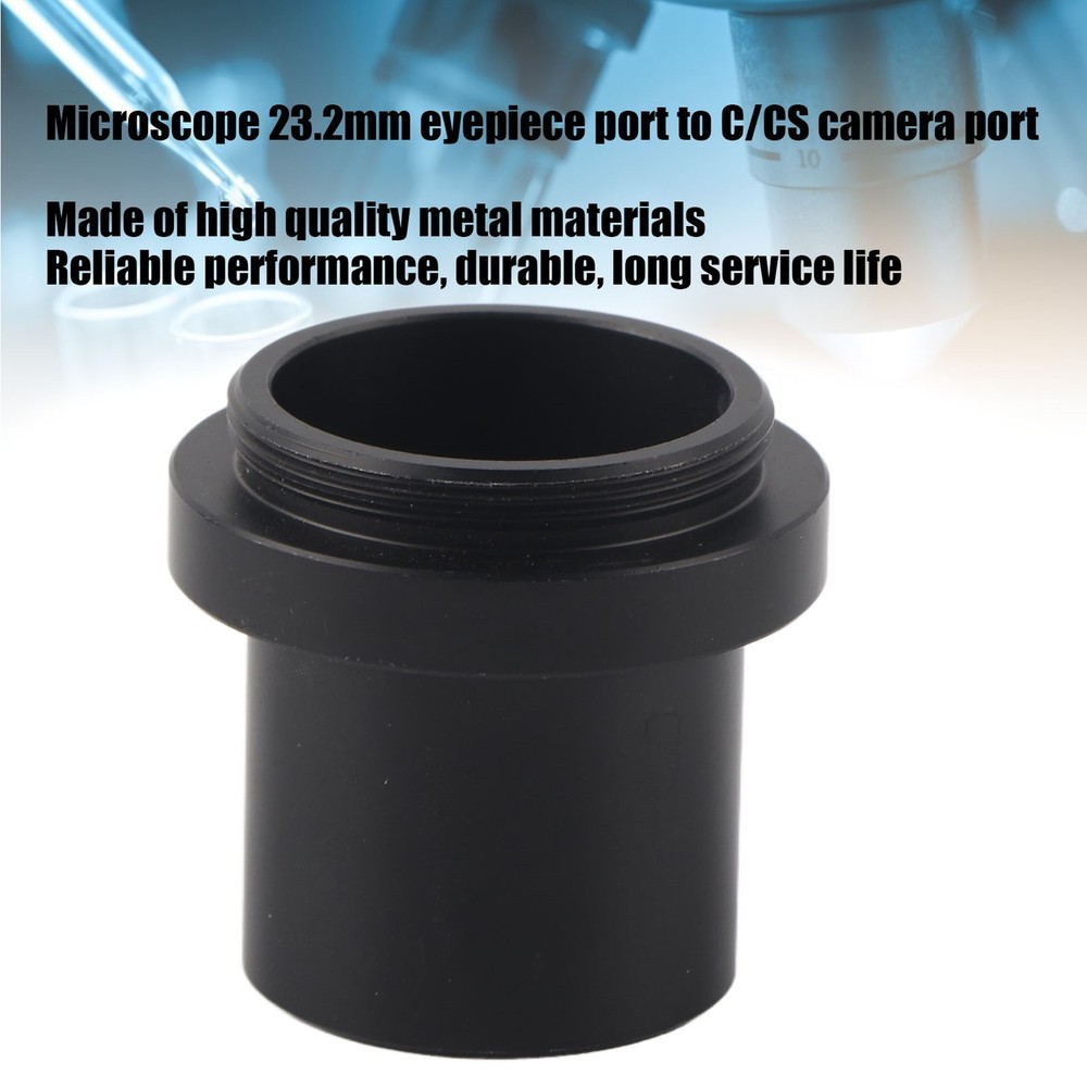 Telescope Mount Adapter For Camera Microscope 23.2mm Eyepiece Port To C/CS