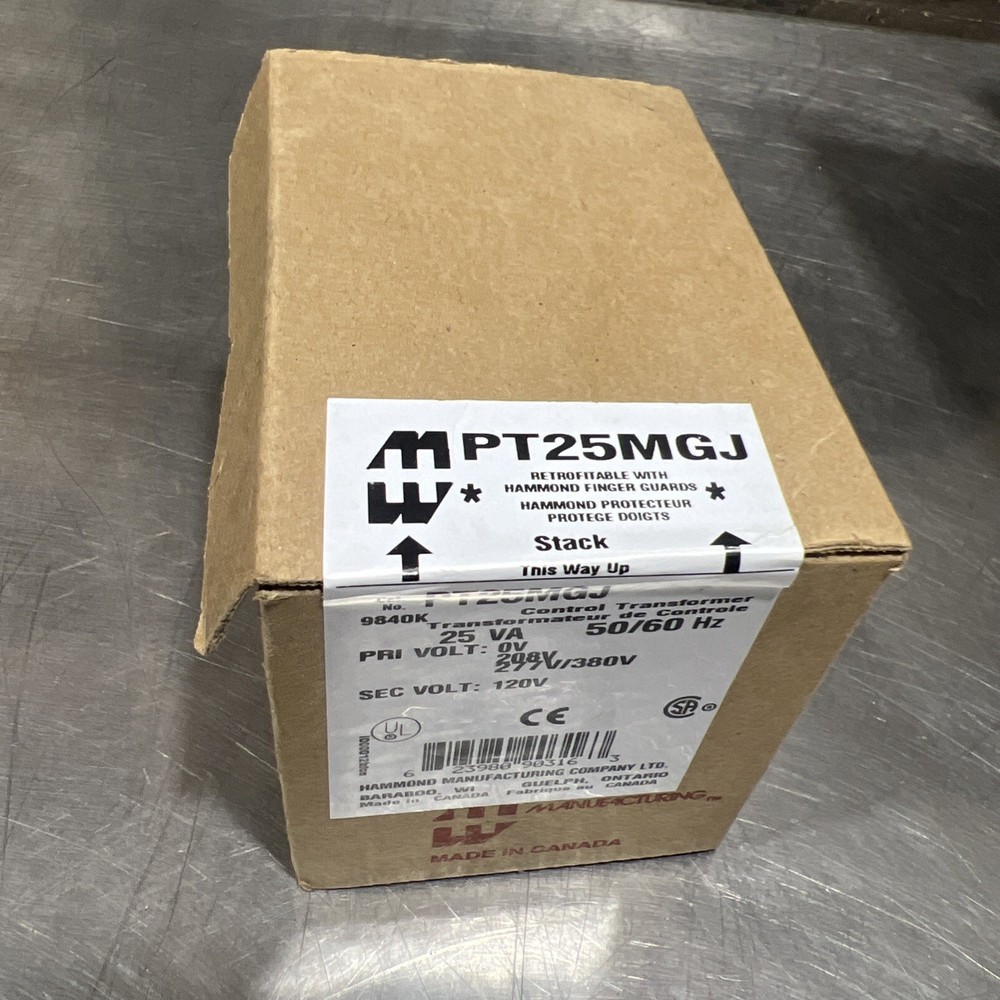 HAMMOND CONTROL TRANSFORMER PT25MGJ Nos Surplus