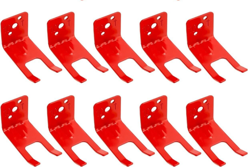╰➤ 🔥🧯10-FORK STYLE WALL MOUNT 5-10-20 lb SIZE FIRE EXTINGUISHER  BRACKETS