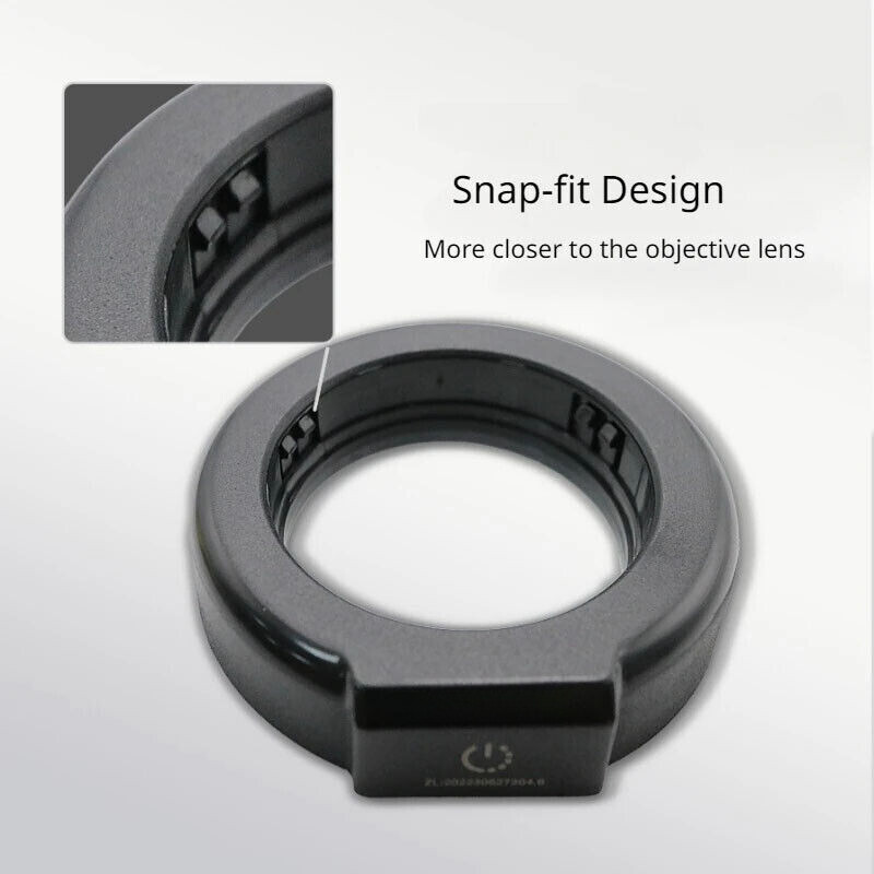 Brightness Adjustable Ultra-thin 28 LED Microscope Light Source w/Oil-proof Lens