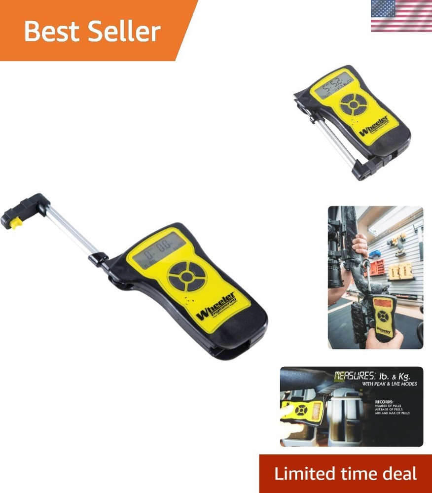 Professional Digital Trigger Pull Gauge with 1 Oz Increments and Digital Disp...