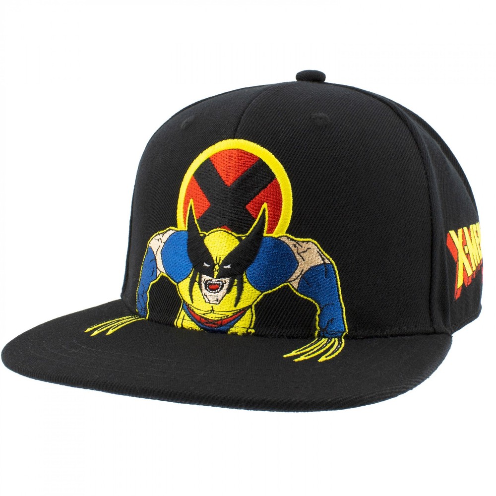X-Men Wolverine Berserker Barrage Snapback Hat Black