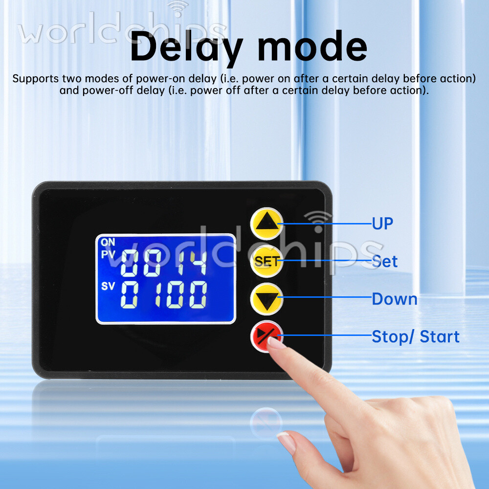 W3050 AC110-220V LCD Digital Microcomputer Time Controller Delay Relay Module