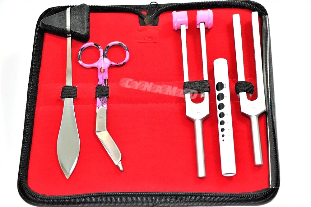 Premium Reflex Percussion Taylor Hammer Penlight Tuning Fork C256 C512 +scissors