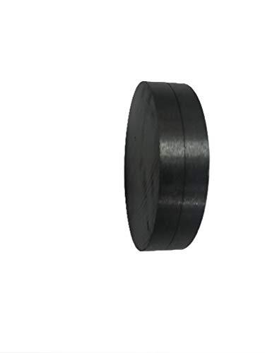 Large 3.025"Diameter Ceramic Hard Ferrite Disk Disc Magnet Strong 2-Pack Grade 8