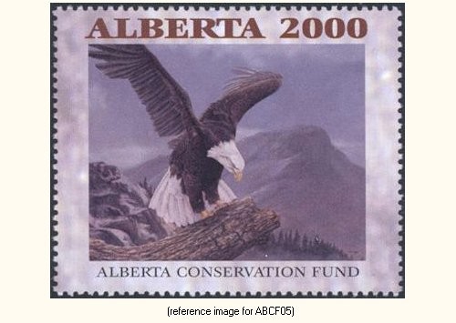 HALFPRICEINTERNAT Canada(Alberta) 2000 $6.00 Habitat (eagle)