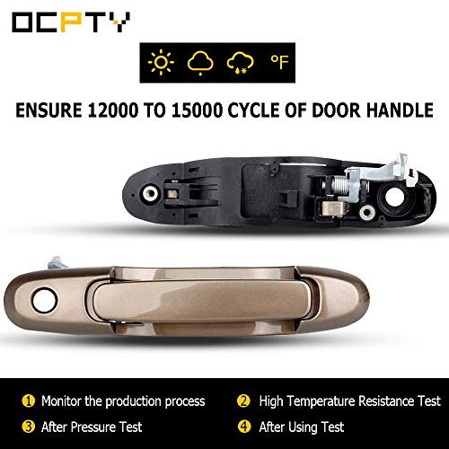 Door Handle Exterior Front Passenger Right Side Replacement fit 1998-2003