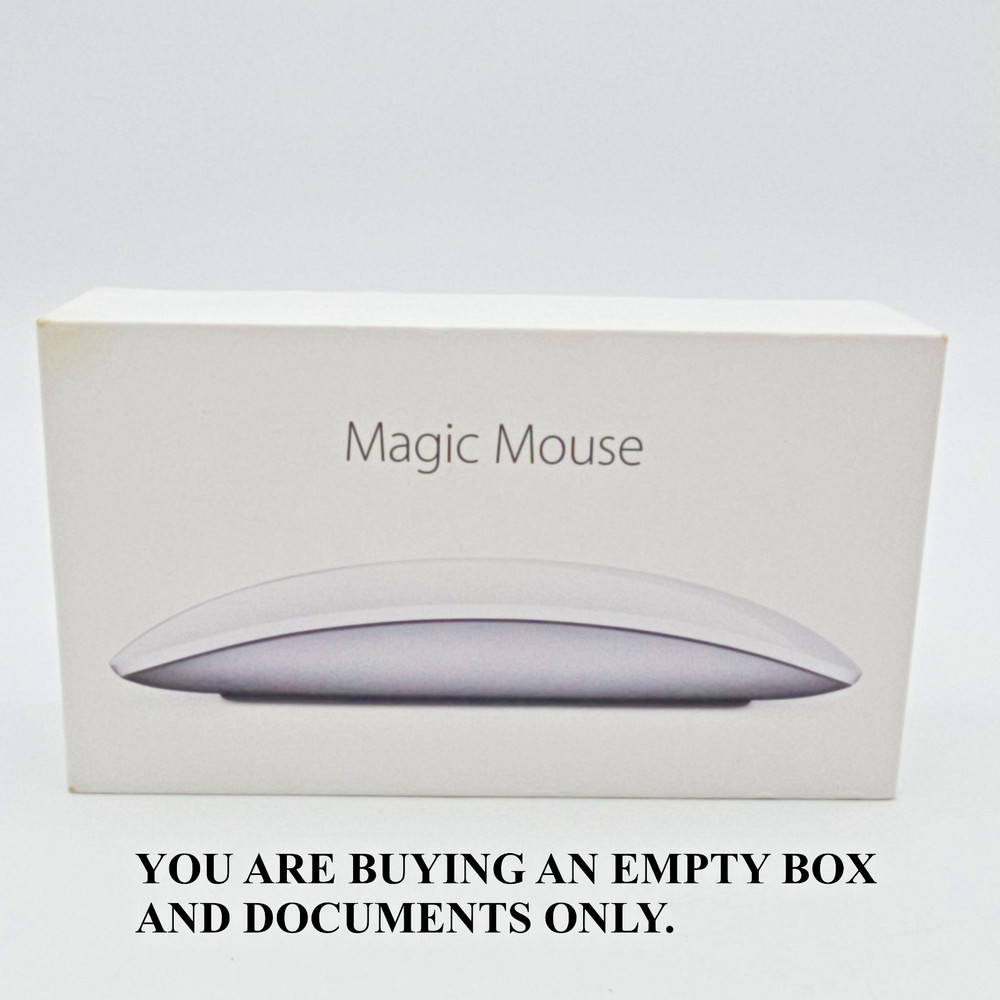 Genuine EMPTY BOX & DOCUMENTS For Apple Magic Mouse 2 Model A1657 MLA02LL/A OEM