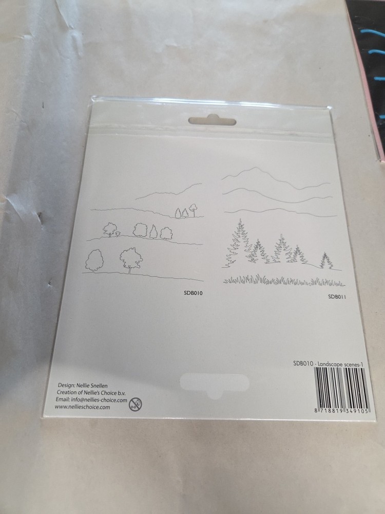 Shape Dies Blue Landscape Scenes 1