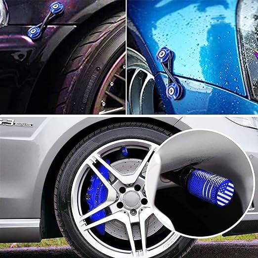 Bumper Quick Release Kit, 14pcs Quick Release Front Rear Bumper Color: Purple