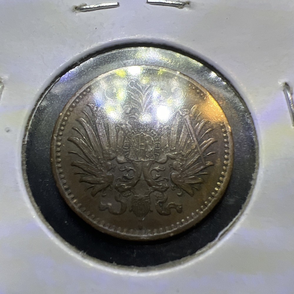 1893 Austria 1 Heller AU