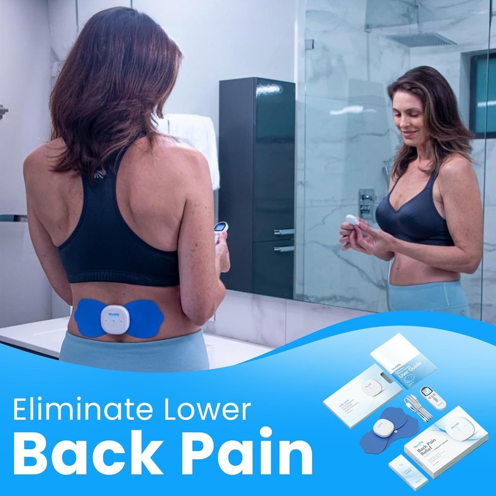 Corrective Therapy Device for Back Pain - NMES Wireless Electrode Pads | Musc...