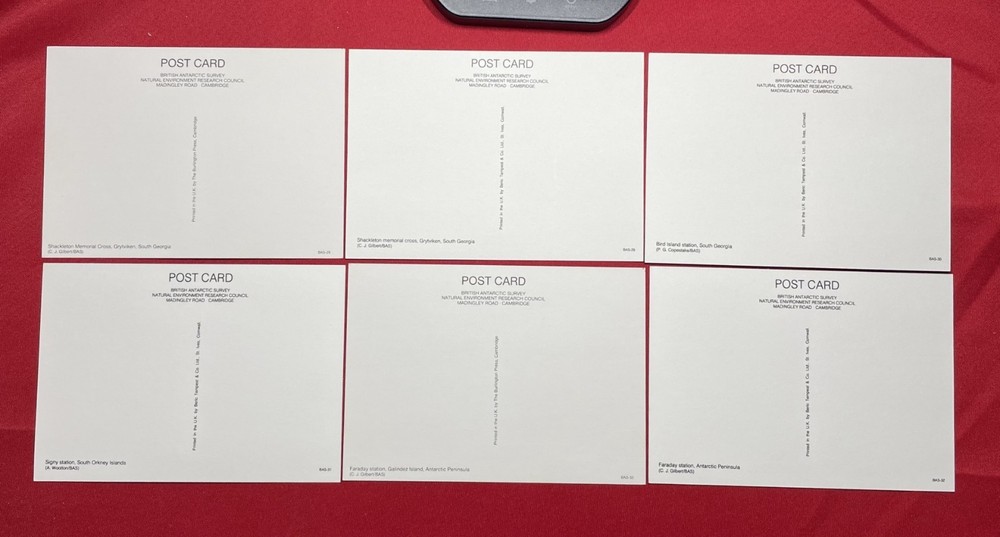 56 x British Antarctic Territory BAS Postcards