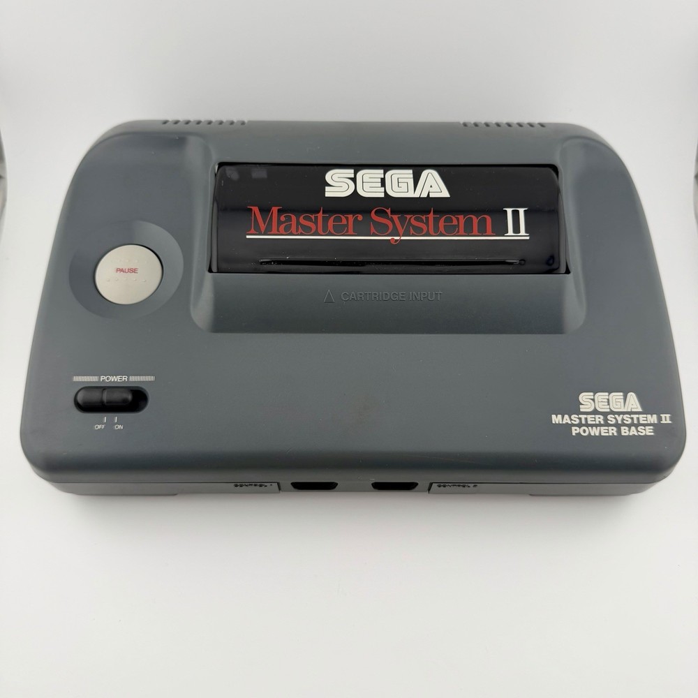 Sega Master System II 2 Launch Edition Gray Console NTSC W/ Controller & Cables