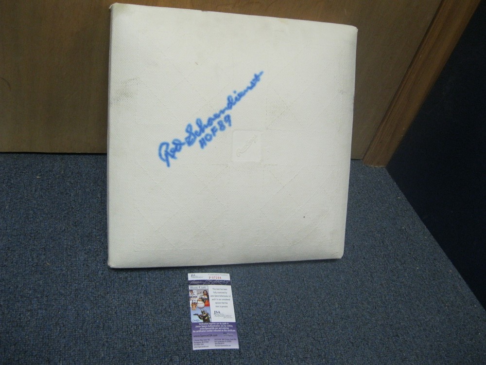 Red Schoendienst Autographed Baseball Base JSA Certified
