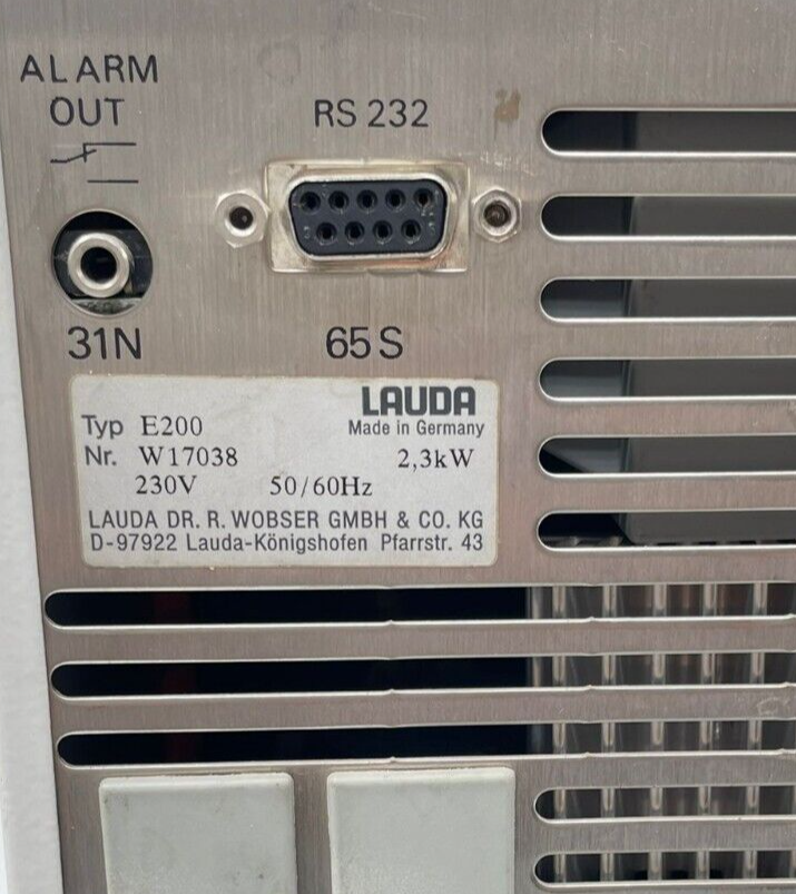 LAUDA E200 EL488-2 Front Panel Board & Thermostate 230V