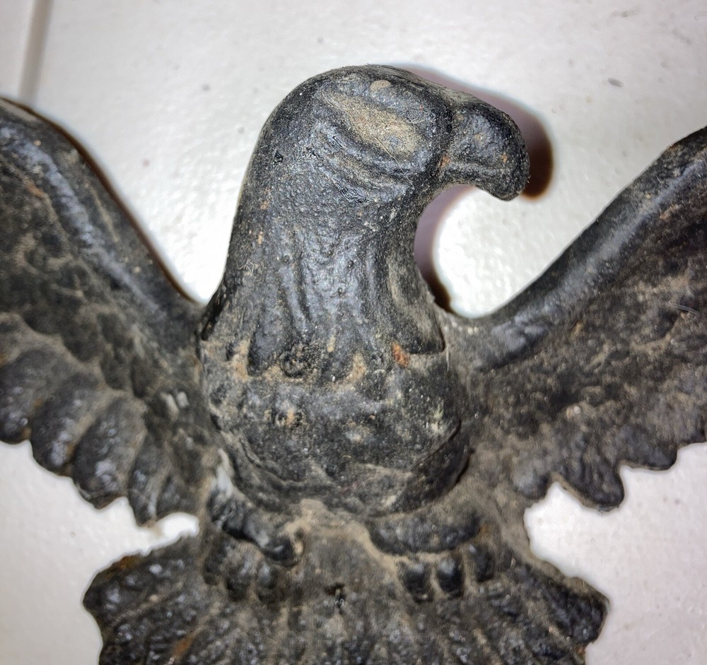 Vintage Cast Iron Metal Spread Eagle Mid Century Modern Decor
