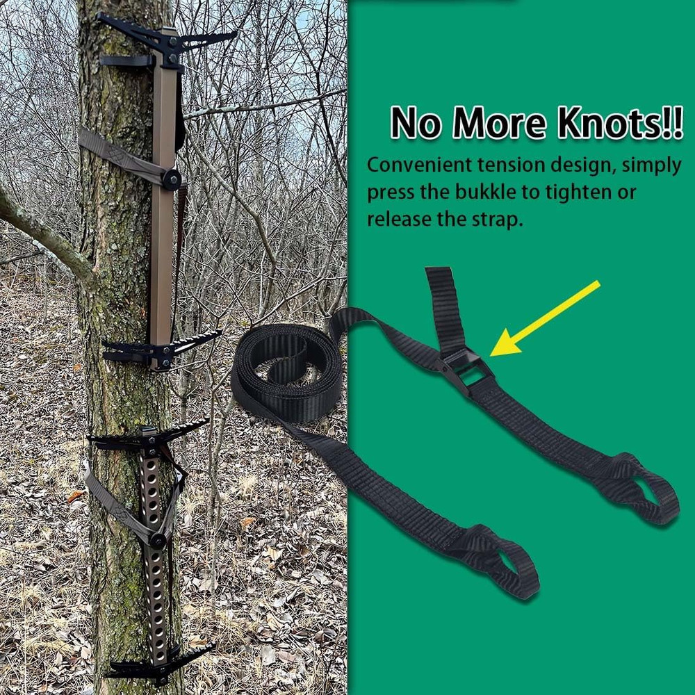 Climbing Stick Straps, Tree Stand Strap, Climbing Steps Replacement Strap, Climb