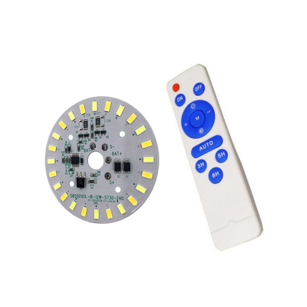 Remote Control Solar Panel Light for For ceiling with Switchable Lighting Modes