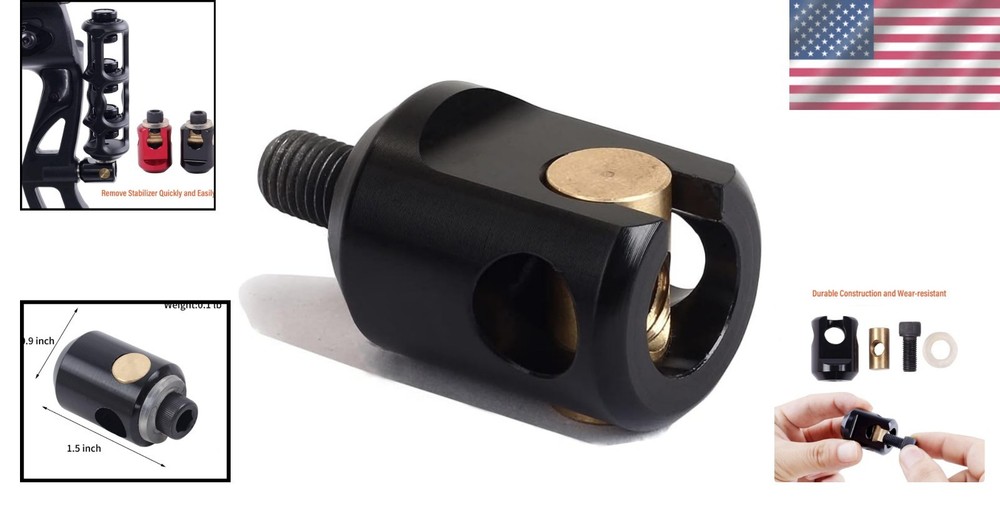 Bow Stabilizer with Adjustable Angle - Ideal for Compound & Recurve Bows