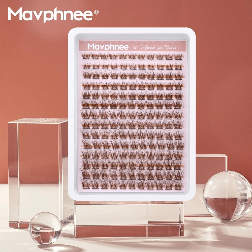 Brown Lash Clusters Natural Extensions Wispy Eyelash 154