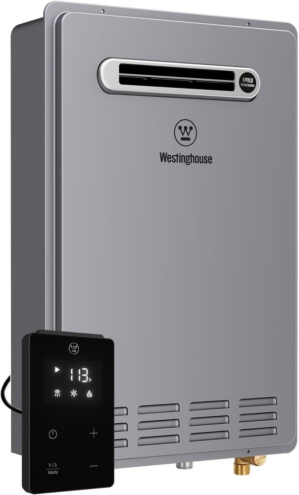 Westinghouse Apolo Natural Gas Instant Hot Tankless Water Heater 180,000 BTU