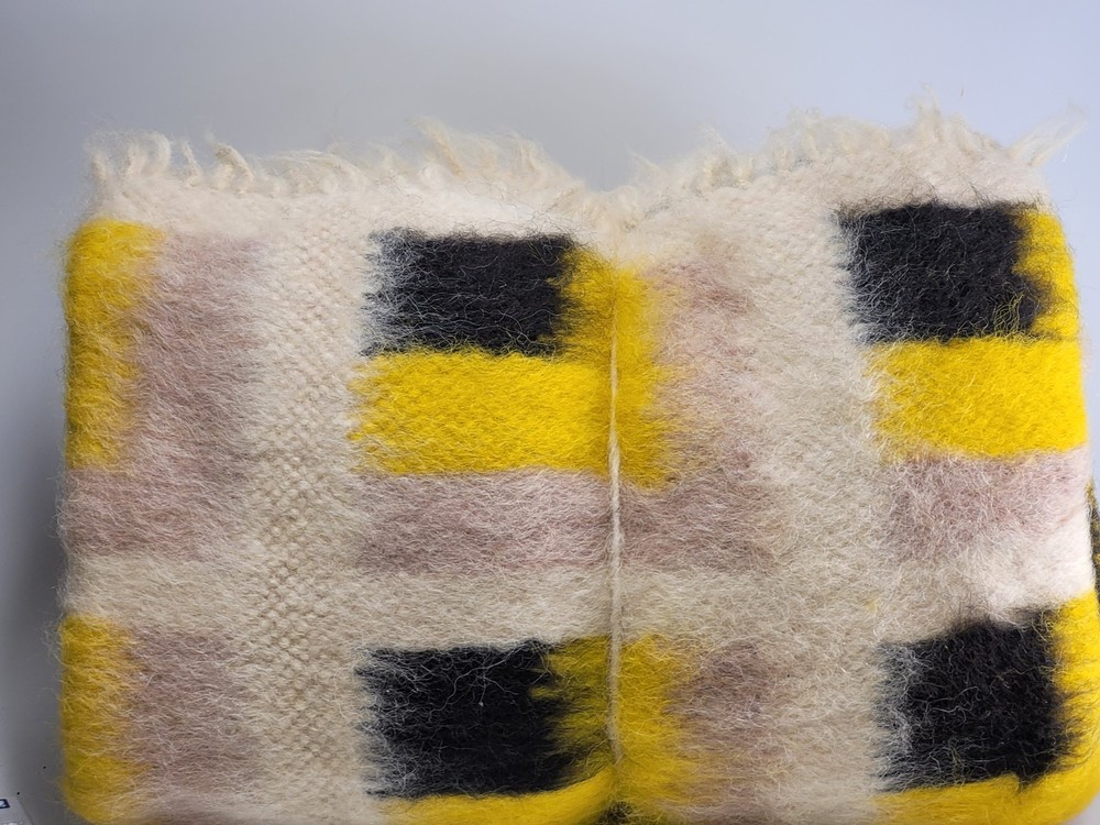 Multicolors Wool Throw Blanket Warm Winter Size 50x60 In