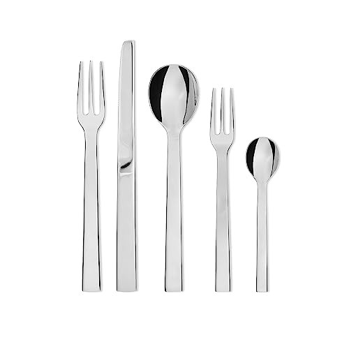 Santiago Cutlery, 5 Piece Set, Silver