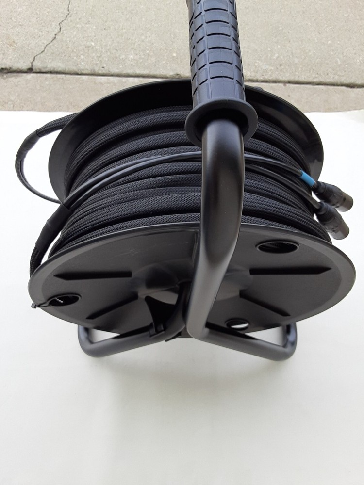 150 FT 2 Channel CAT6 Snake Tactical Shielded w/Neutrik Ethercon Digital on Reel