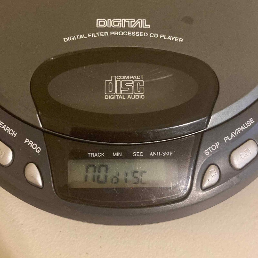 vintage CD Player Koss portable personal Digital