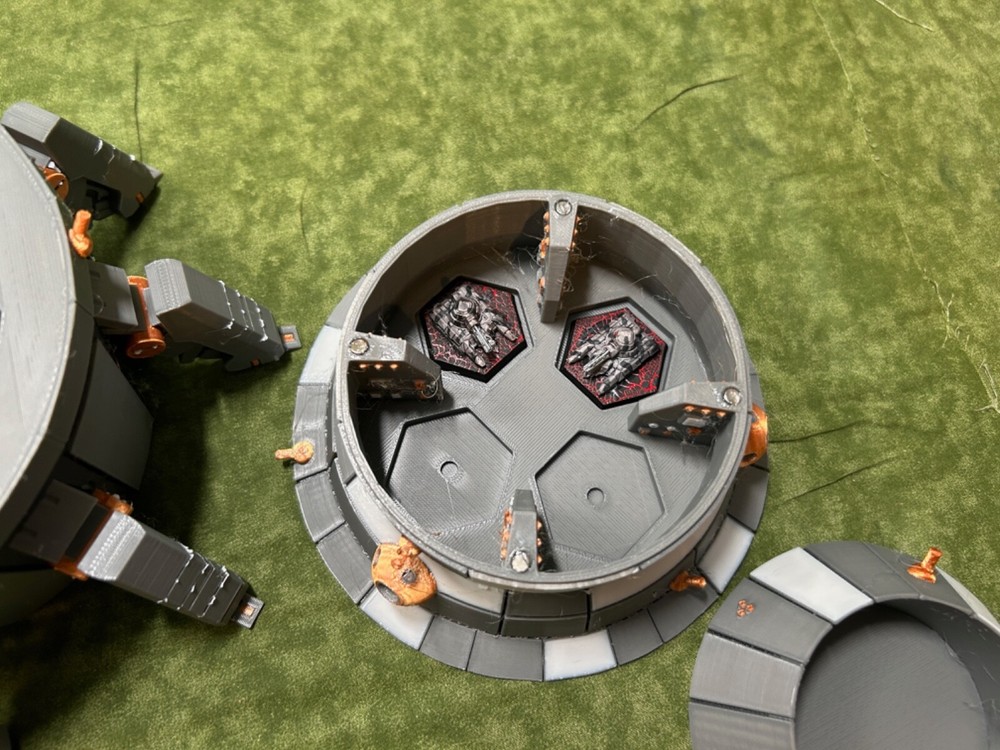 Mech Scale Behemot Class Drop Ship With Storage | Unpainted 1/285 or 6mm scale