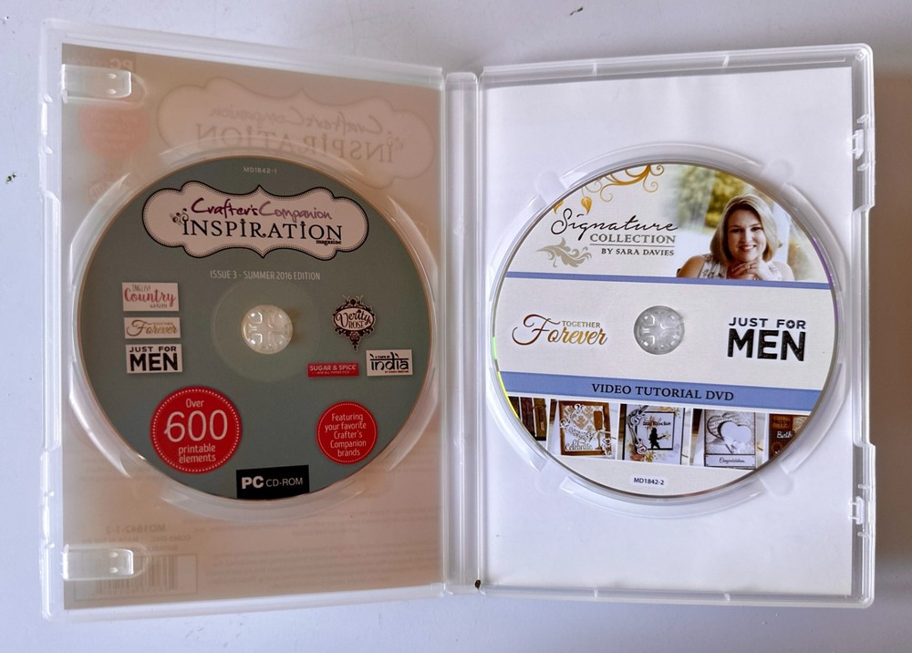 Crafter’s Companion Sara Davies DVD + CD Set Card Making Tutorials 600 Elements