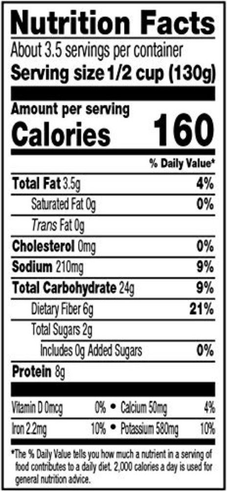 Kitchen Vegetarian Refried Beans - Organic 12-Pack