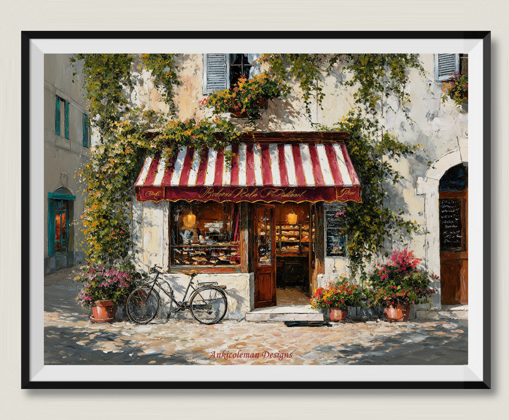 Corner Bakery - DIY Chart Counted Cross Stitch Patterns Needlework DMC Color