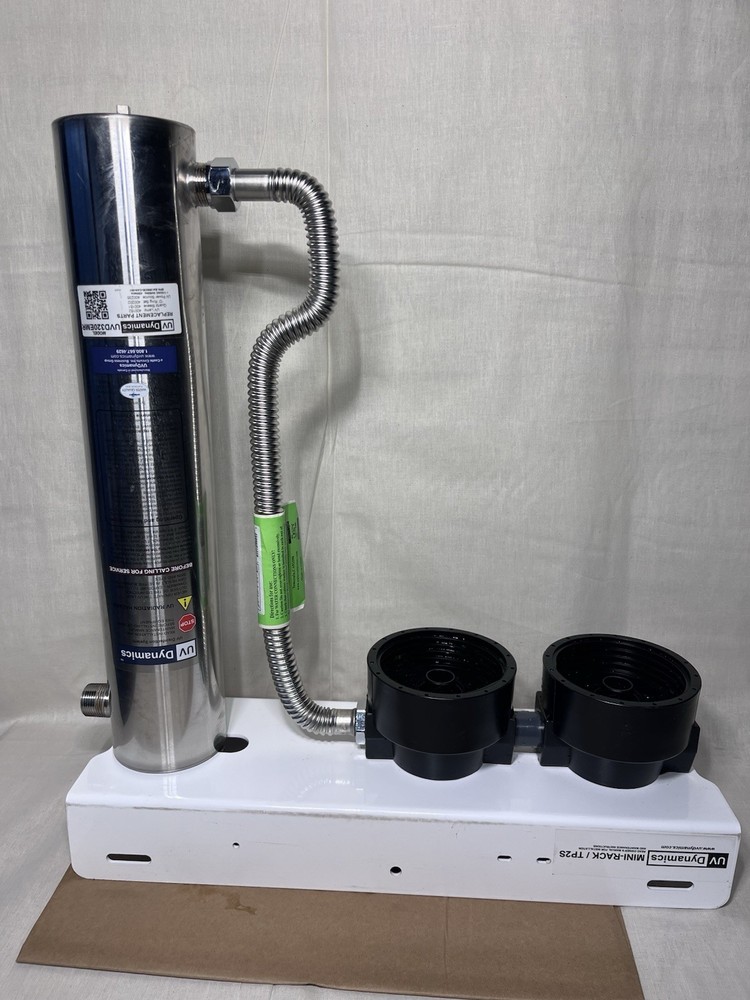 UV Dynamics Mini-Rack TP2S Water Treatment Rack w/ UV Chamber +Controller *PARTS