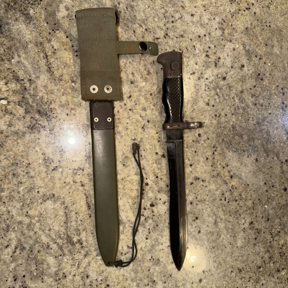 SPANISH CETME RIFLE BAYONET W/ SCABBARD