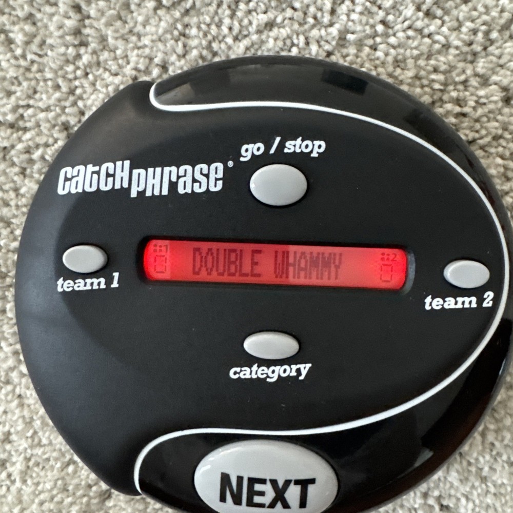 Hasbro Catch Phrase 5000 Words Handheld Electronic Game 2016 Black