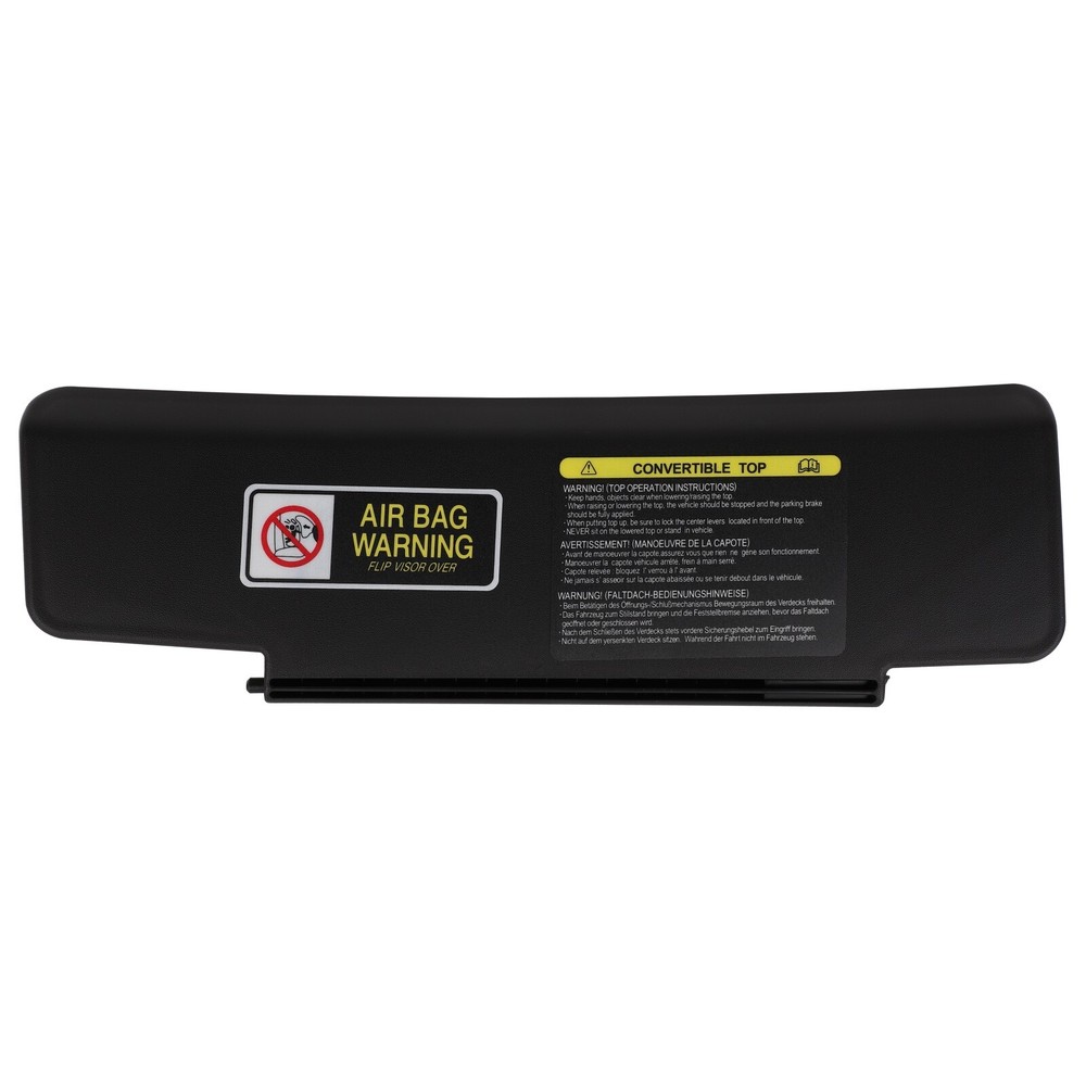 Left Driver Side Sun Visor For 2006-2015 Mazda NE5169320D02 Black