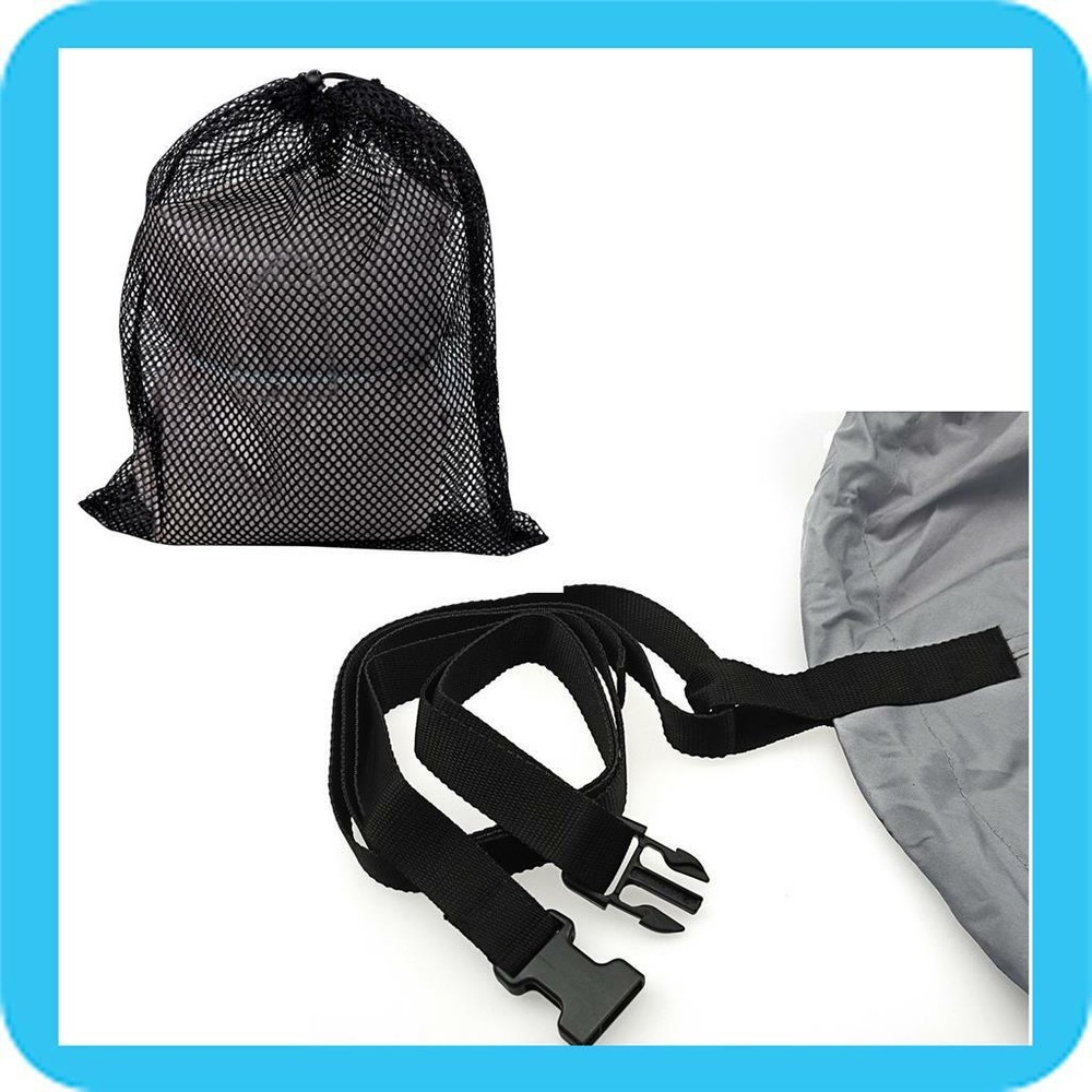 GRAY BOAT COVER FOR BAYLINER 1650 FORCE 1989