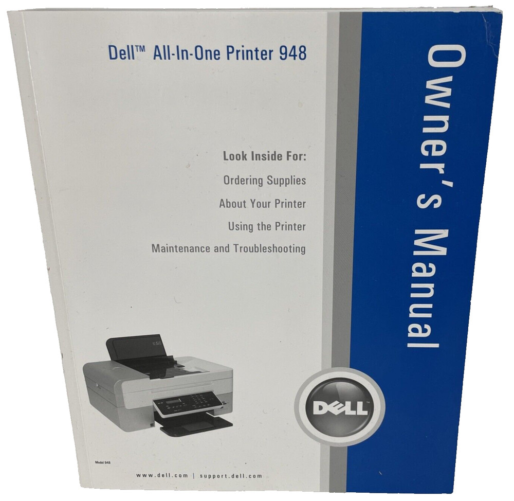 Dell All-In-One Printer 948 Owners Manuel.  2007