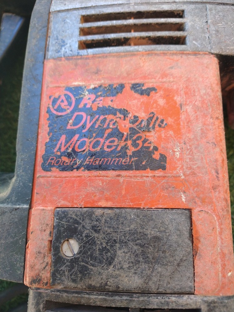 RAMSET DYNADRILL ROTARY HAMMER POWER TOOL MODEL 345 W/ACCESSORIES & STORAGE CASE
