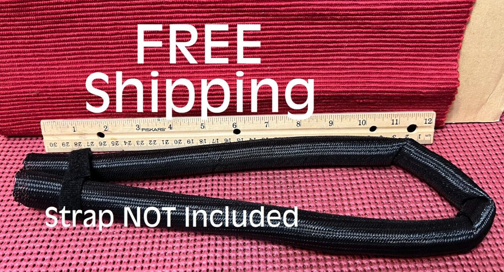 ONE PIECE ~~~ Braided Tech Wrap-A-Round Cable Sleeving ~ Black ( 26 inch )