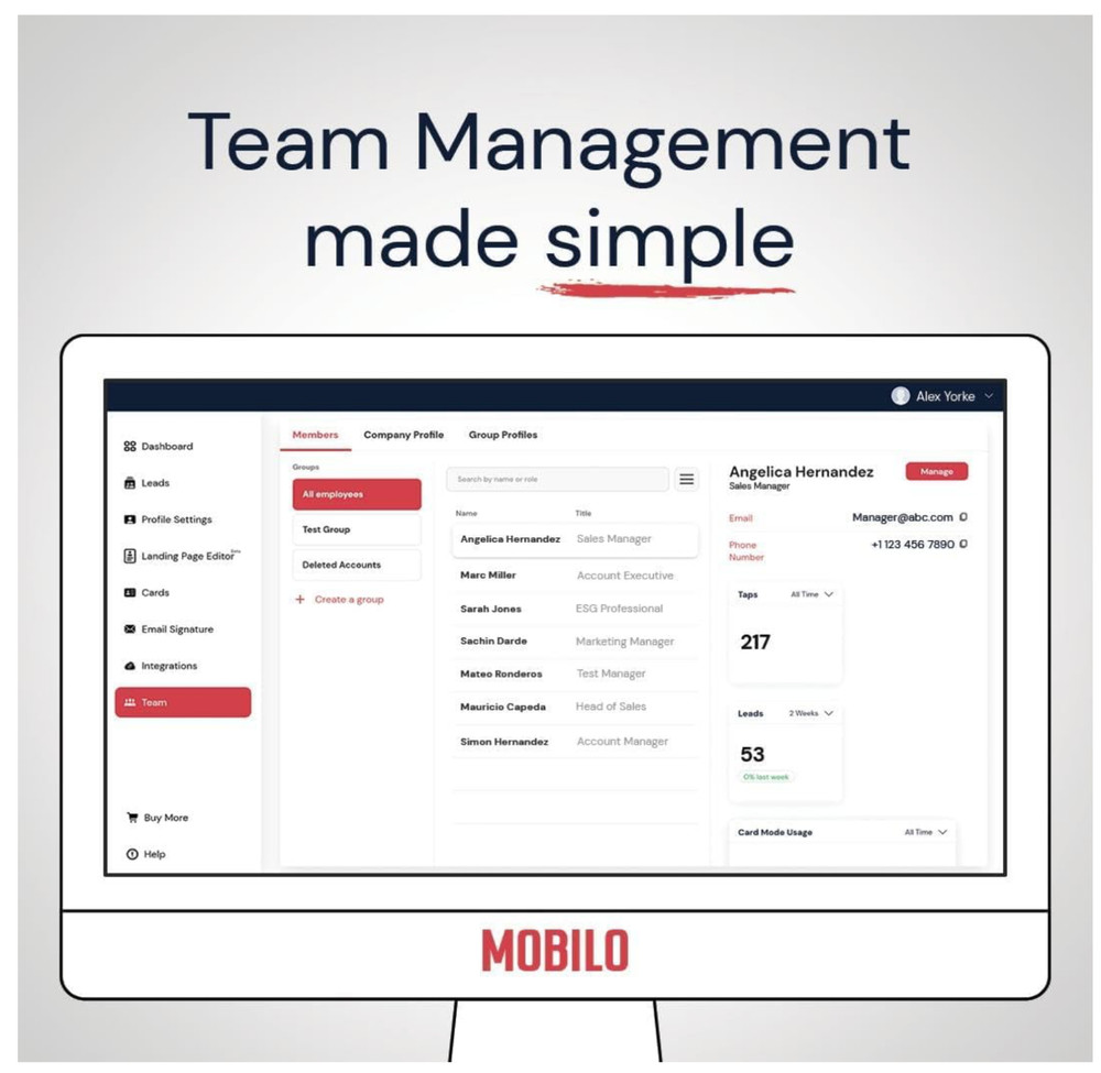Digital Business Card - Tap, Share, Connect - No App Required - Android & Smart