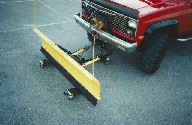 Snow Plow Blade / Snowmobile Dolly set