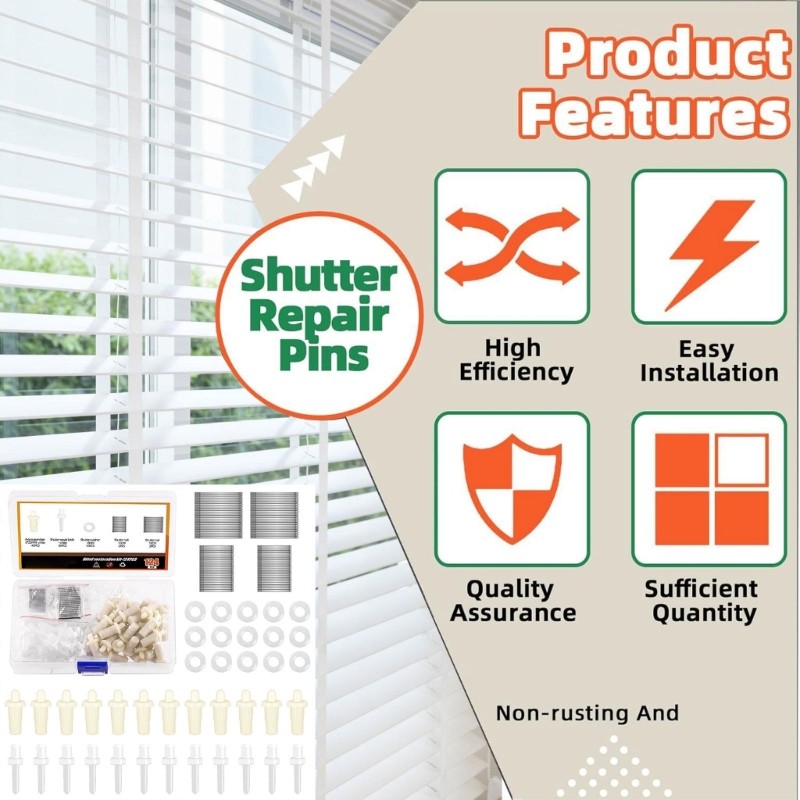 Plantation Shutter Louvers Staple For Various Blinds Simple Installation