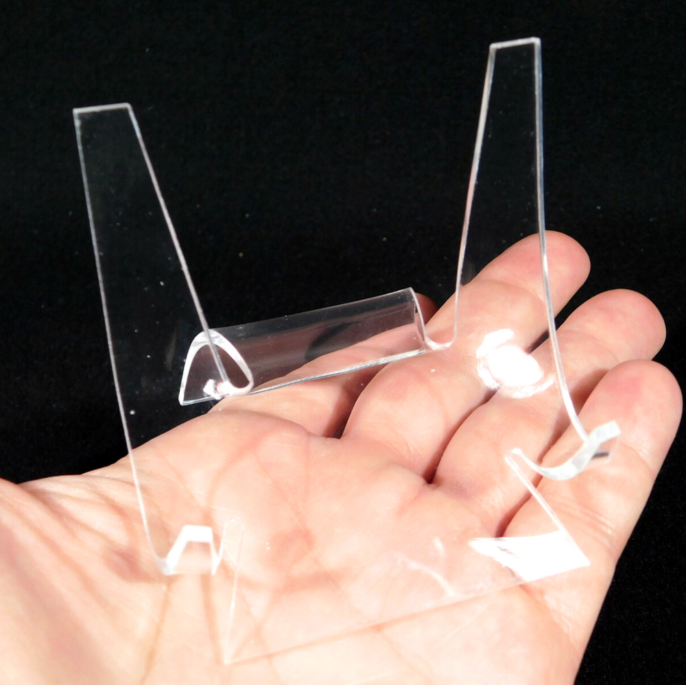 Easel Display Stand Medium Sized Clear LUCITE