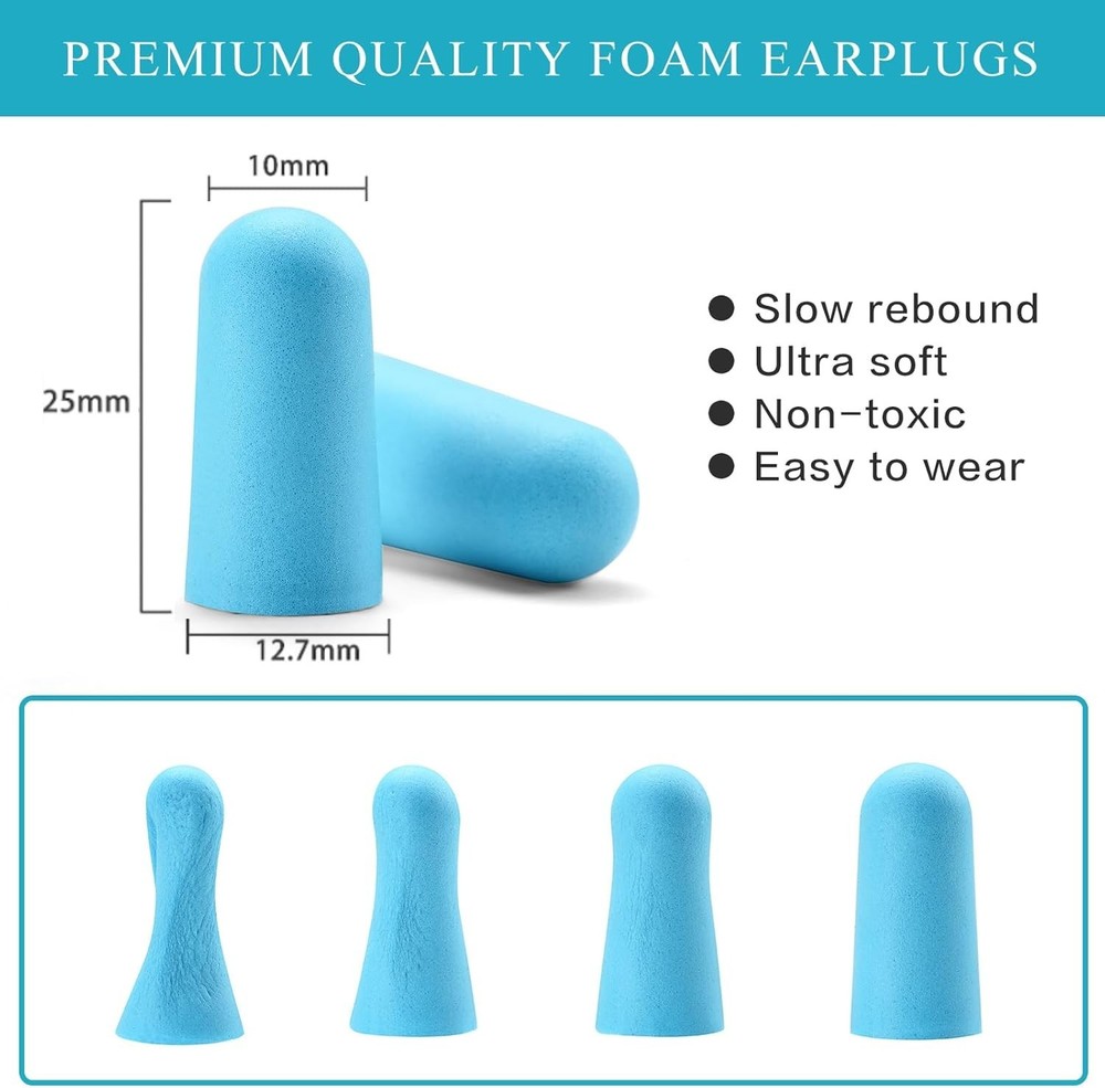 High-Performance 32dB Noise Cancelling Earplugs - Ideal for Sleeping & Shooting