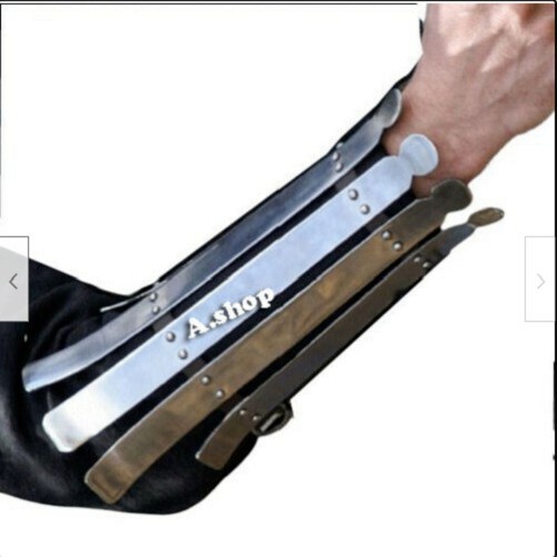 Medieval functional bracers Arm Guard fully armour LARP Reenactment Arm Armor