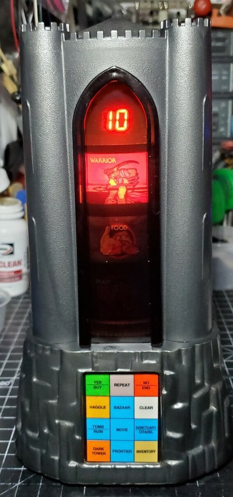 1981 Dark Tower Board Game - Upgrade Brighter Custom Digit Display